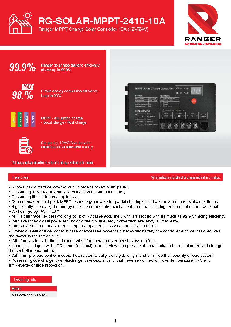 RG-SOLAR-MPPT-2410-10A
