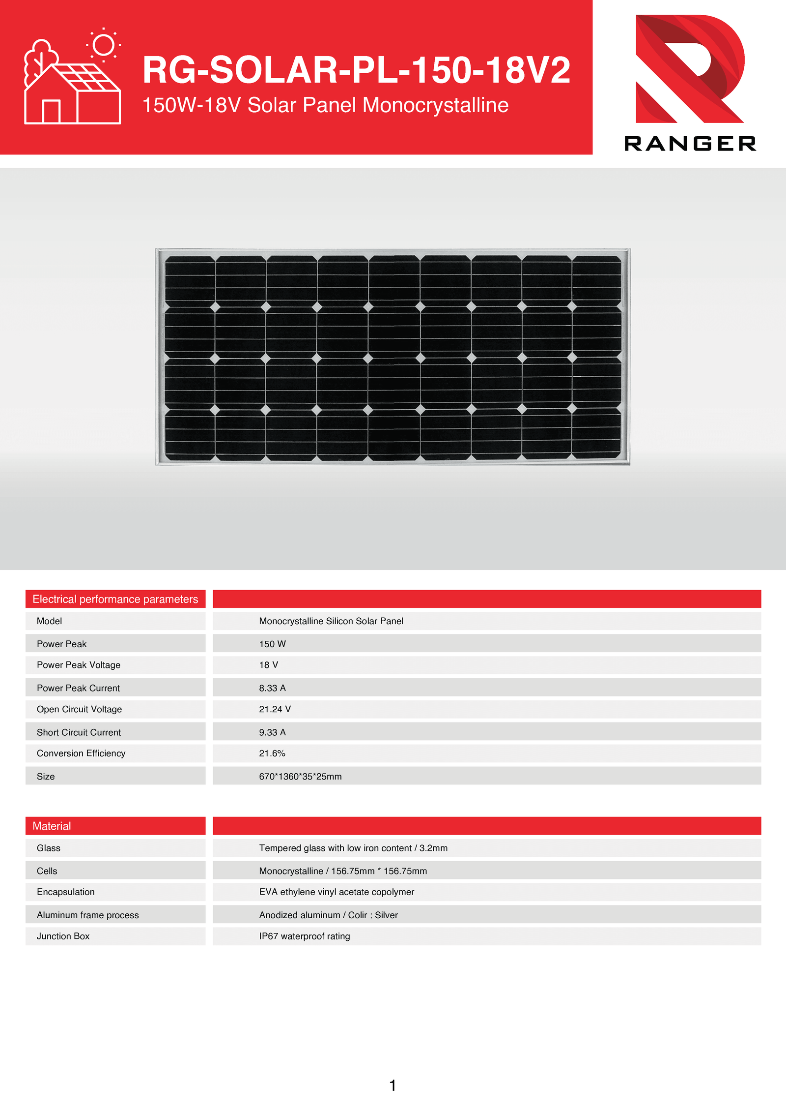 SOLAR-PL-150-18V2