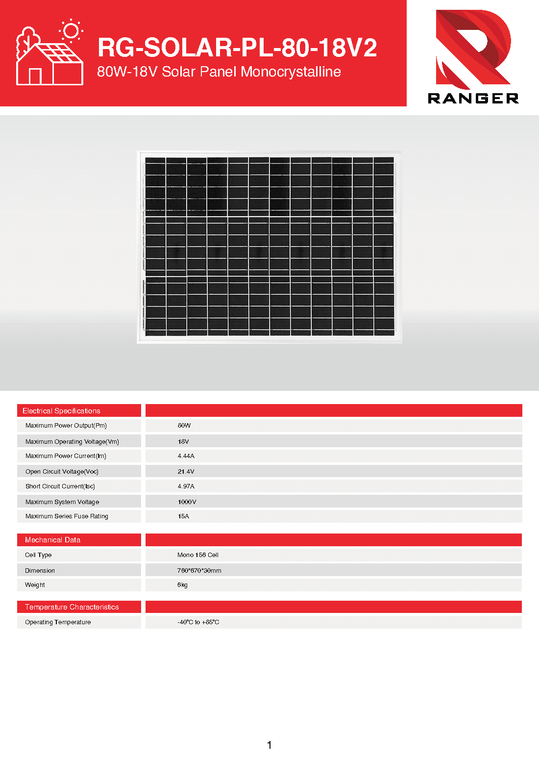 SOLAR-PL-80-18V2