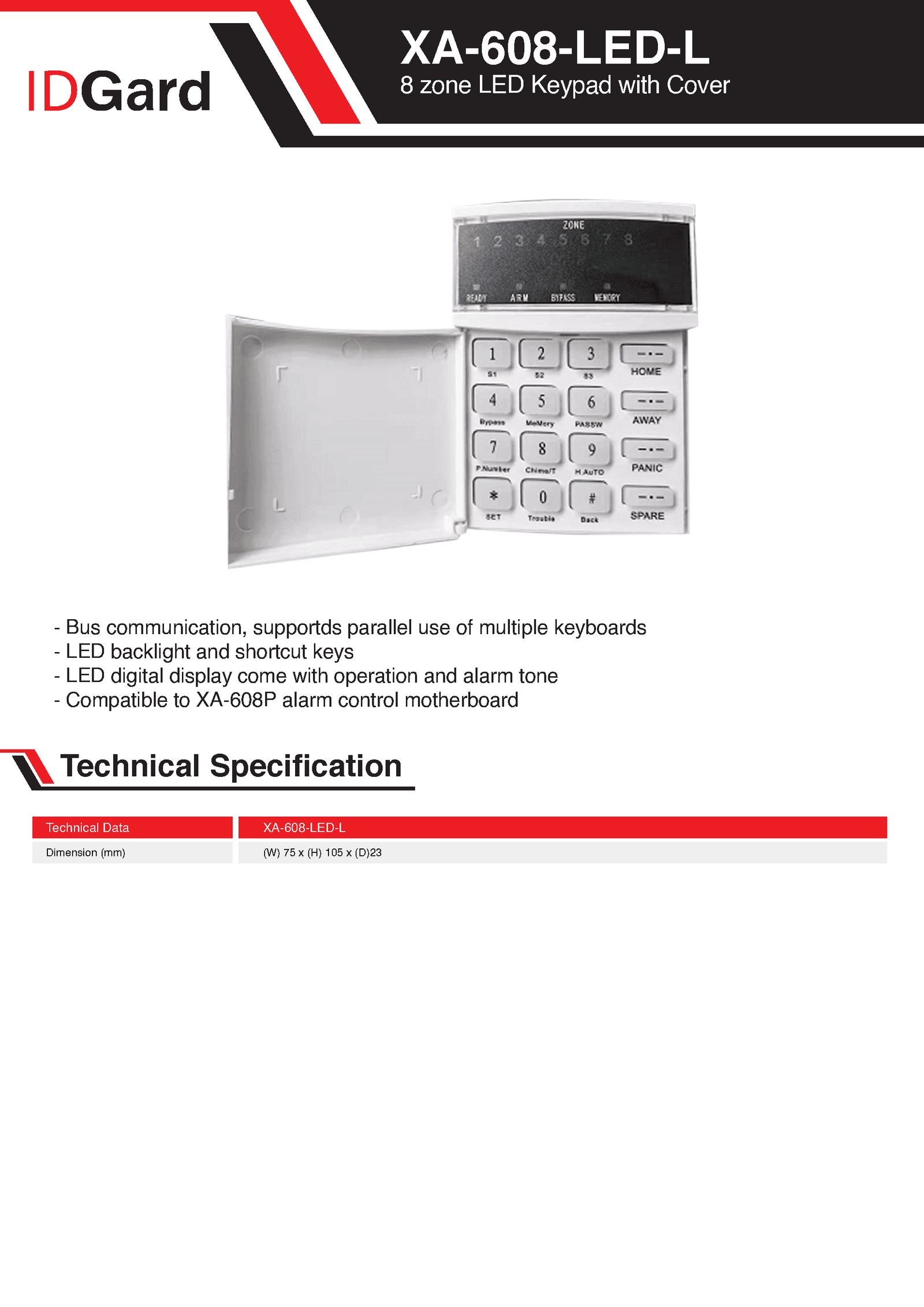 XA-608-LED-L