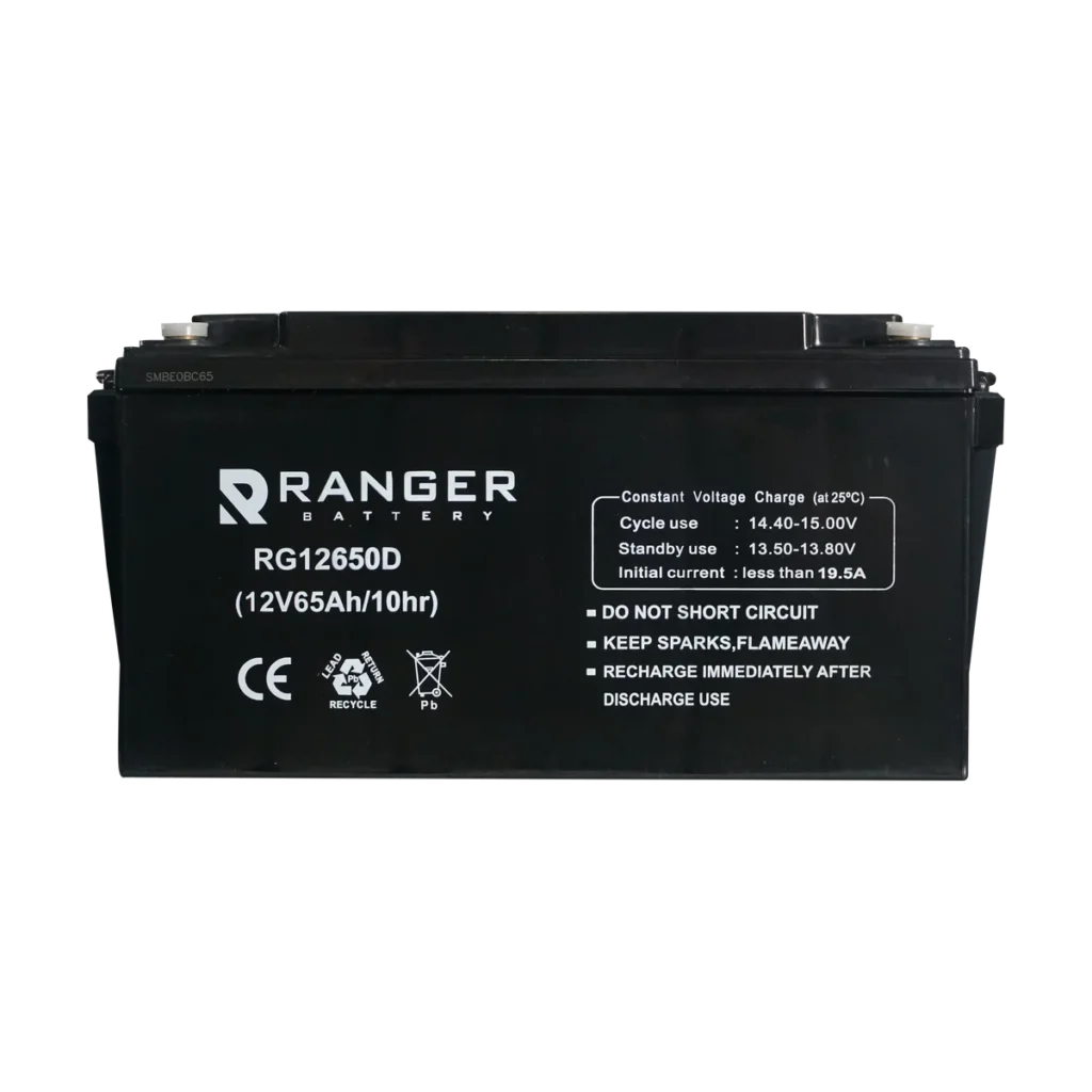 RG-SOLAR-BATTERY-12-65AH Solar Battery – Ranger Automation Malaysia