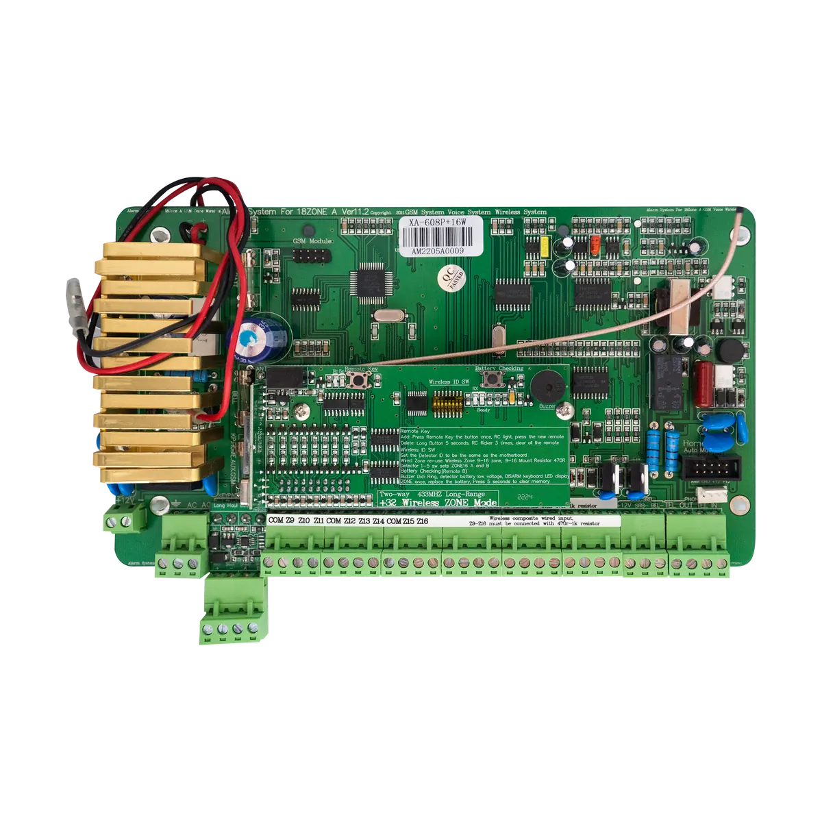 XA-608P+8/16W KIT Alarm – Ranger Automation Malaysia